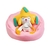 GASHAPON POKEMON JIRACHI DURMIENDO EN PUFF ROSA OT-A48