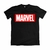 REMERA MARVEL LOGO NEGRA SMALL