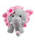 Elefante Cinza Saia Rosa 37cm - Pelúcia