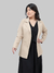 Blazer Alfaiataria Bege