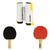 Paleta Ping Pong 1 star x2 + Red Ajustable