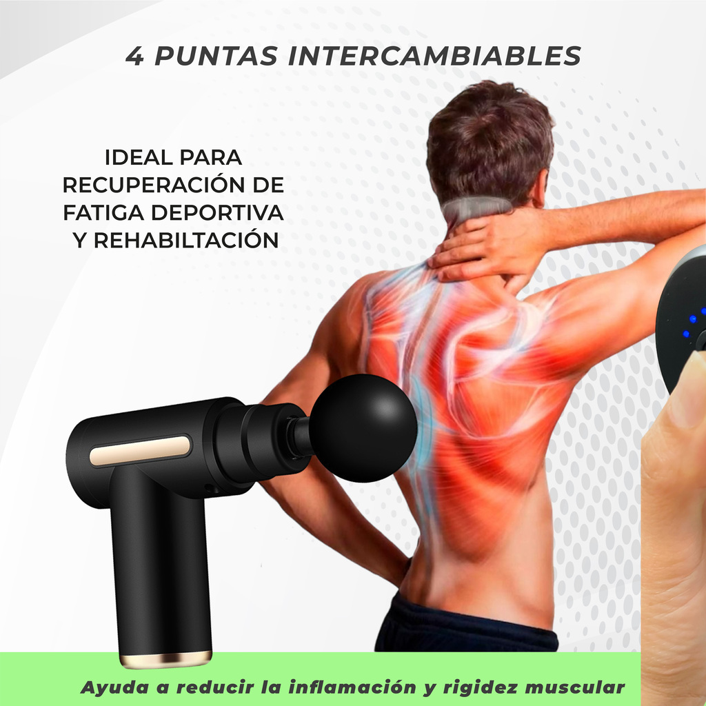 PISTOLA MASAJEADORA MUSCULAR MTI Comprar en MIXSHOP