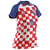 Camiseta Baby Look Filtro Uv Croácia Torcedor Retrô Vatreni