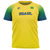 Camiseta Filtro Uv Infantil Brasil Overfame Amarelo