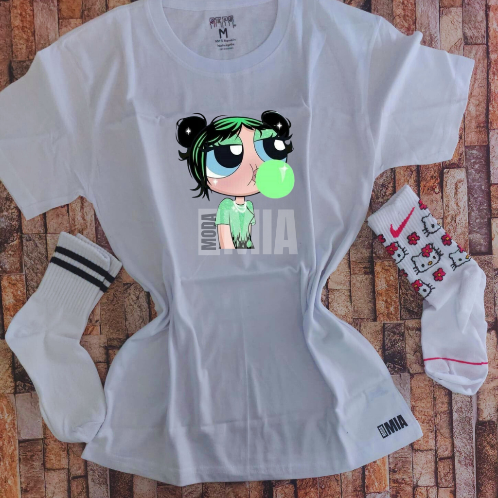 SET X3 REMERAS o crops o puperones las chicas MEDIAS