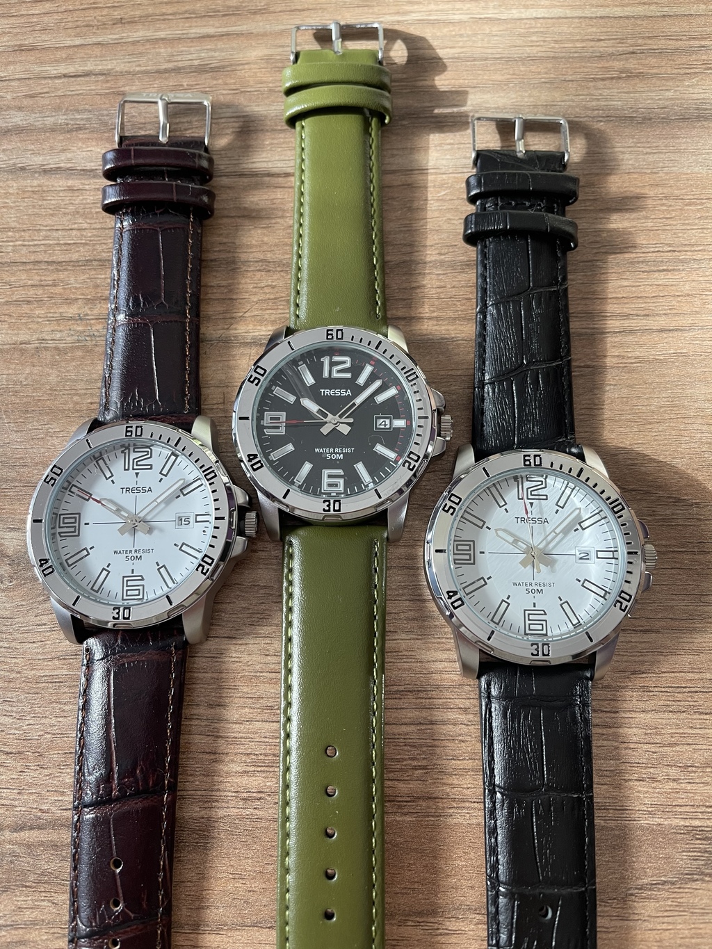 RELOJ TRESSA HOMBRE ACERO MALLA DE CUERO BORJA