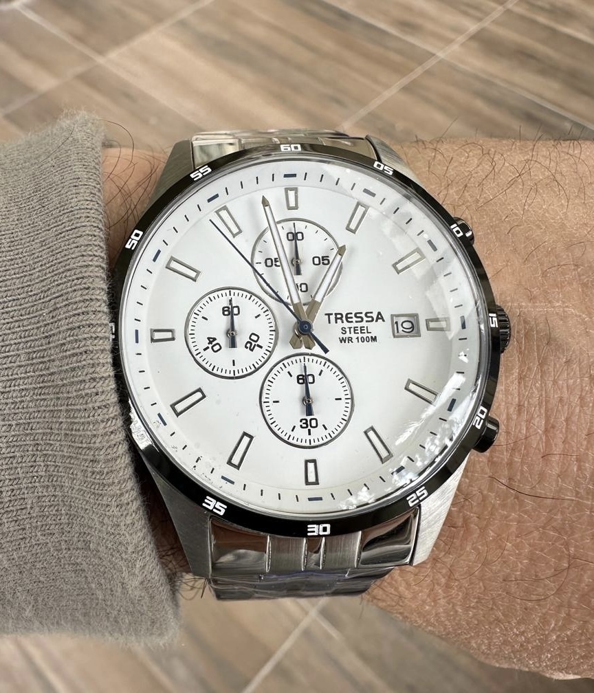 RELOJ TRESSA HOMBRE ACERO CRONOMETRO ACERO QATAR LR
