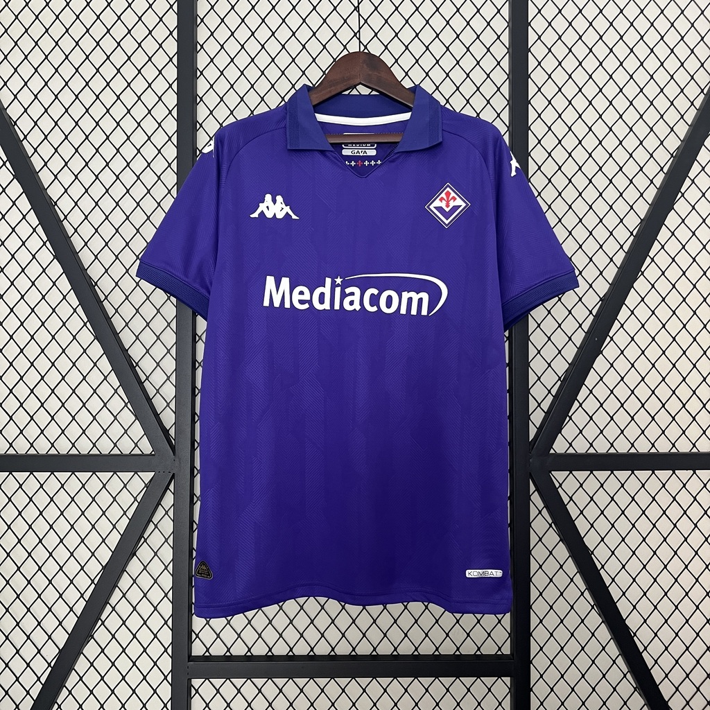 Maillot Domicile Fiorentina 2024/25 Taille S - Kappa Violet Manches Courtes