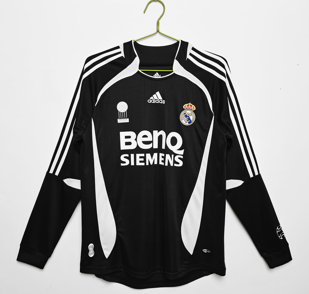 Camiseta Retro Real Madrid Suplente 2006 Manga Larga
