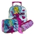 KIT MOCHILA INFANTIL DE RODINHA COM LANCHEIRA E ESTOJO DEBIE PRINCESS - WINCY