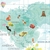 Papel de Parede Interativo - Mapa Sonho em Aquarela - Nina Moraes Design