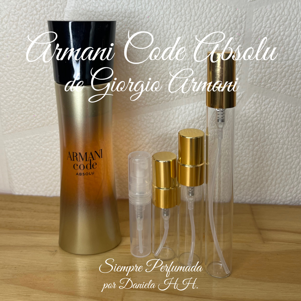 Decant armani code hotsell
