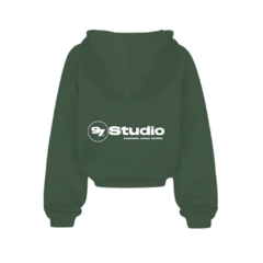 Zipped Hoodie Green en internet