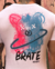 T-Shirt Branca Urso Azul e Rosa – Brate Infinity - Macc Store