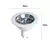 Lâmpada Led AR70 Gu10 24° 4,8w 3000K Bivolt - Lummier LED 