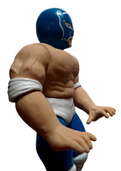 Muñeco Blue Panther - Luchamanía 13 (Lucha Libre)