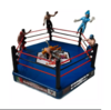 Ring de Juguete con 6 Luchadores (Azul)