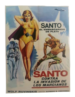 Sticker Santo contra La Invasión de los Marcianos