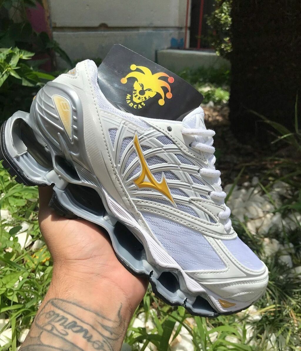 MIZUNO PROPHECY 8 Branco Dourado Biel Marcas