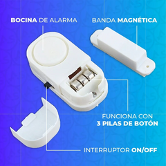 Alarma Inalámbrica Sensor para Puertas Y Ventanas | OFERTA 2x1 - Tienda Capricho