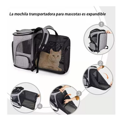 Mochila Transportadora Expansible Para Mascotas - tienda online