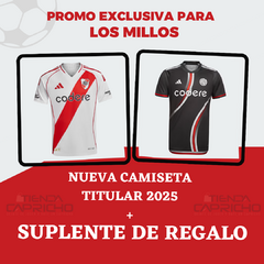 Camiseta de River Plate + Camiseta Suplente de REGALO