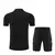 Kit-Treino Manga Curta - Real Madrid 24/25 - preto com dourado - comprar online