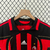 Conjunto infantil Milan Retrô 2006/07 - Preto com vermelho na internet