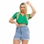 Saia Jeans Claro Cintura Alta Com Ziper - Nettshorts