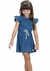 Vestido Jeans Infantil Trick Nick Azul