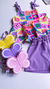 Conjunto Lia Lilás Borboletas - Zoop Kids - Moda Infantil