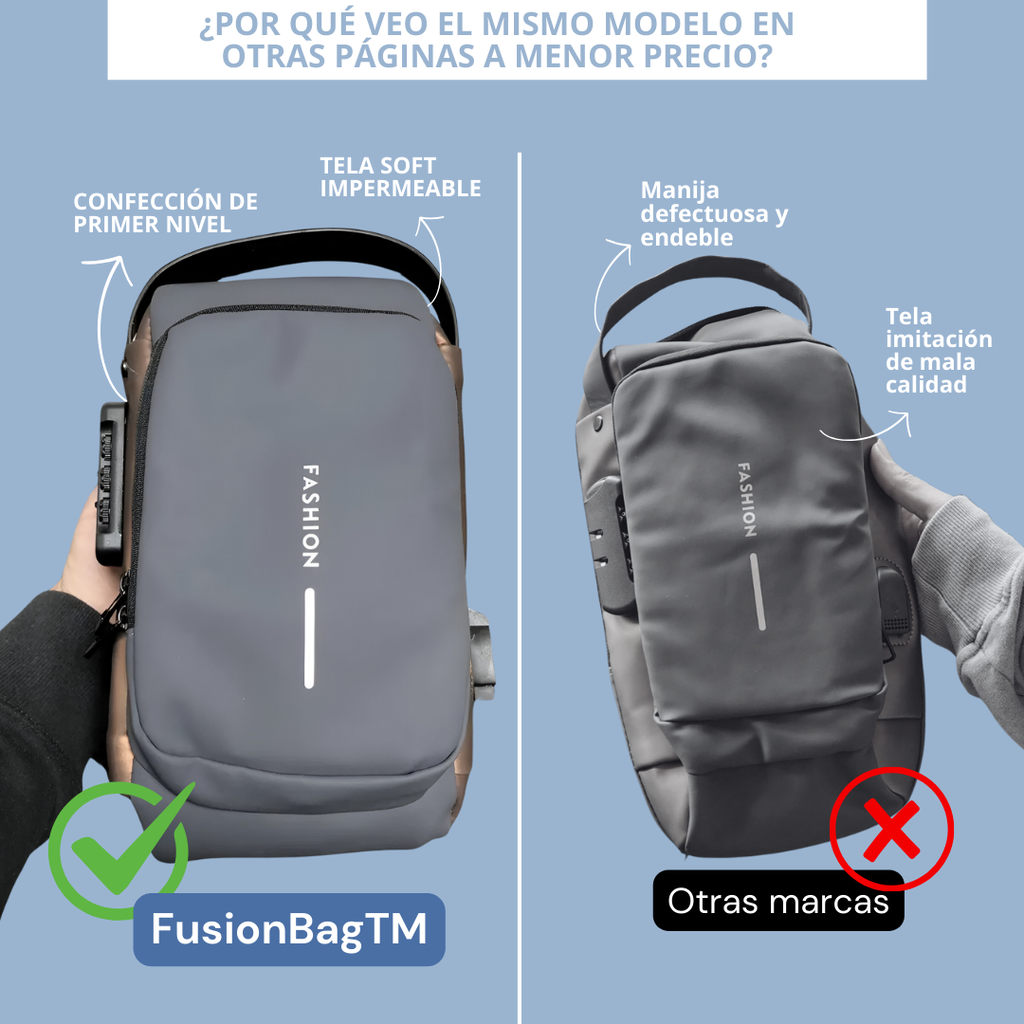 Mochila FusionBag Antirrobo Comprar en ErgoFusion