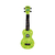 Ukelele Soprano Mahalo Frogger Con Funda Aquila UART-FR