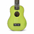 Ukelele Soprano Aston Reed AU-P01 Ideal Estudio Varios Colores Con Funda - Verde