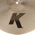 Platillo Zildjian K0901 Serie K Dark Thin Crash 15 Pulgadas