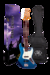 Bajo SX SJB62+/LPB Vintage Series Jazz Bass Like Placid Blue c/Funda - Baires Rocks - Instrumentos Musicales y Audio e Iluminación Profesional