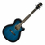 Guitarra Acustica Ibanez Aeg8 Con Microfono Fishman Azul