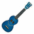 Ukelele Soprano Mahalo U-smile Series Smile Con Funda Original Cuerpo De Sengon Cuerdas Aquila Ideal Estudio En Colores