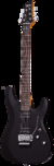 Guitarra Electrica Schecter C-6 Fr Deluxe Floyd Satin Black