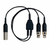 Cable en Y Shure AXT652 p/Transmisor bodypack