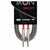 Cable instrumento KWC 203 Iron 1/4 Plug a 1/4 Plug mallado 3 mts Color Arlequin blanco y negro