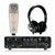 Kit Grabacion U-phoria Studio Pro Behringer UMC202 + Mic C1 y Auriculares