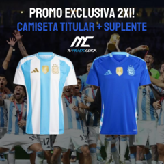OFERTA 2x1 CAMISETA TITULAR Y SUPLENTE ARGENTINA COPA AMERICA 2024