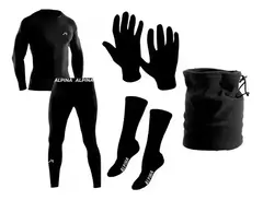 PROMO 2X1 - Conjunto Termico Alpina (Termica + Pantalon + Guantes + Cuello + Medias) - comprar online