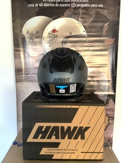 CASCO HAWK RS11 DOBLE VISOR SHOPIE GREY en internet