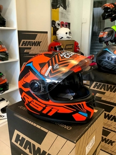 CASCO HAWK RS11 REVO ROJO