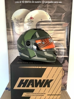 CASCO HAWK RS1 FULL VERDE CAMOUT