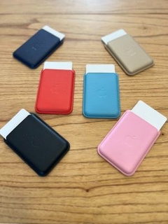 Billetera de cuero para iphone con MagSafe