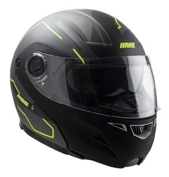 CASCO HAWK RS5 REBATIBLE CON DOBLE VISOR NEGRO/FLUOR en internet