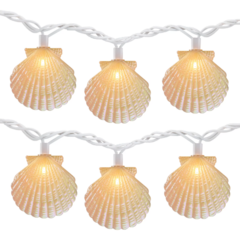 Tira de Luz Mini Shell Ostras Deco Blanco x1metro - AFSTORE